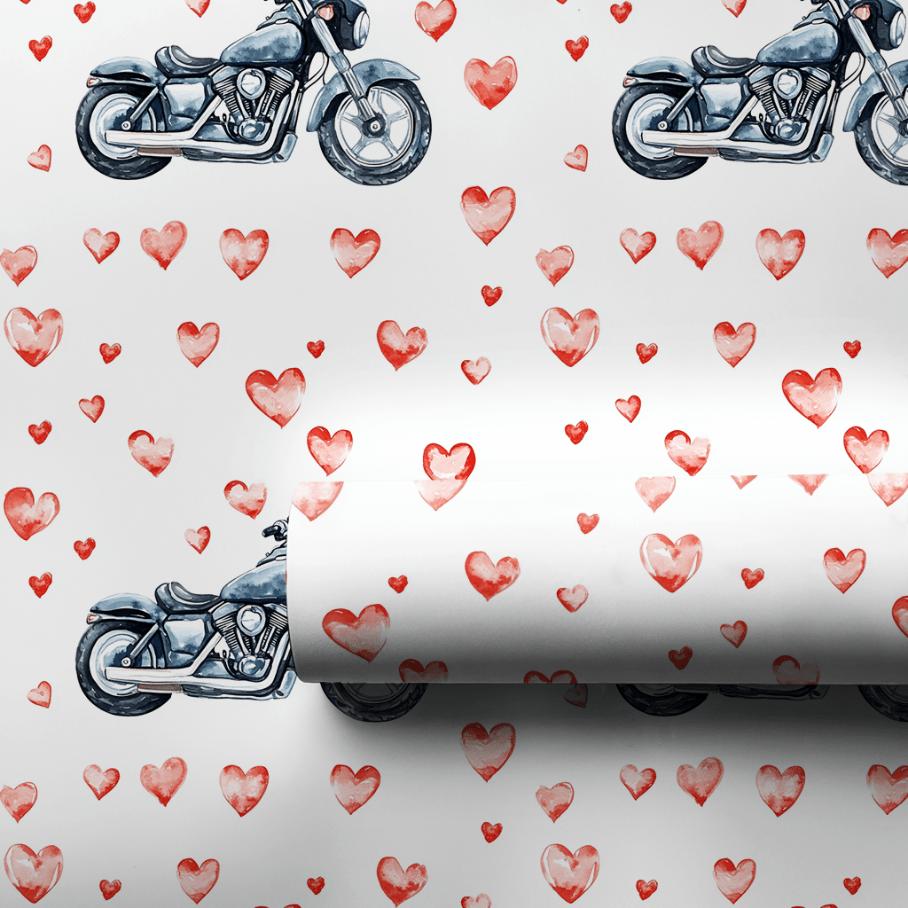 Hearts on the Finish Line - Wrapping Paper - Aspen & Arlo