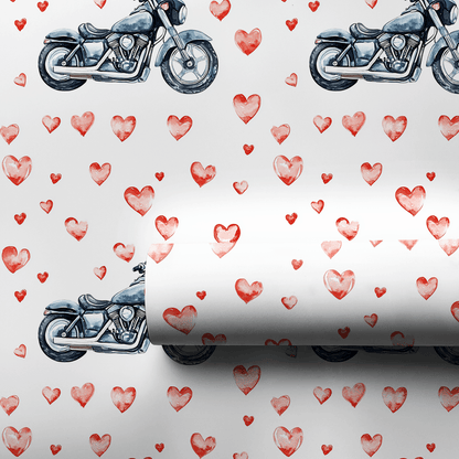 Hearts on the Finish Line - Wrapping Paper - Aspen & Arlo