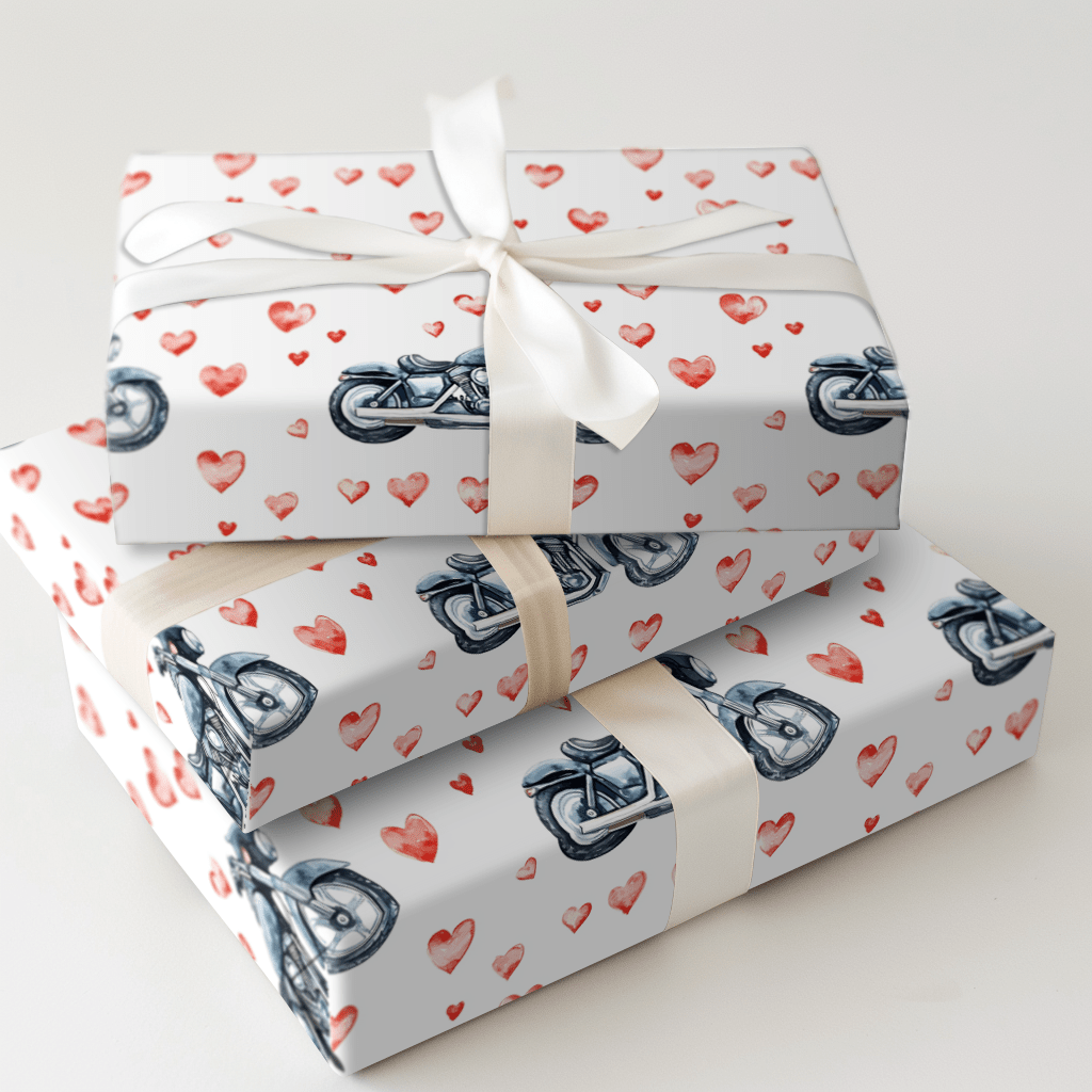 Hearts on the Finish Line - Wrapping Paper - Aspen & Arlo