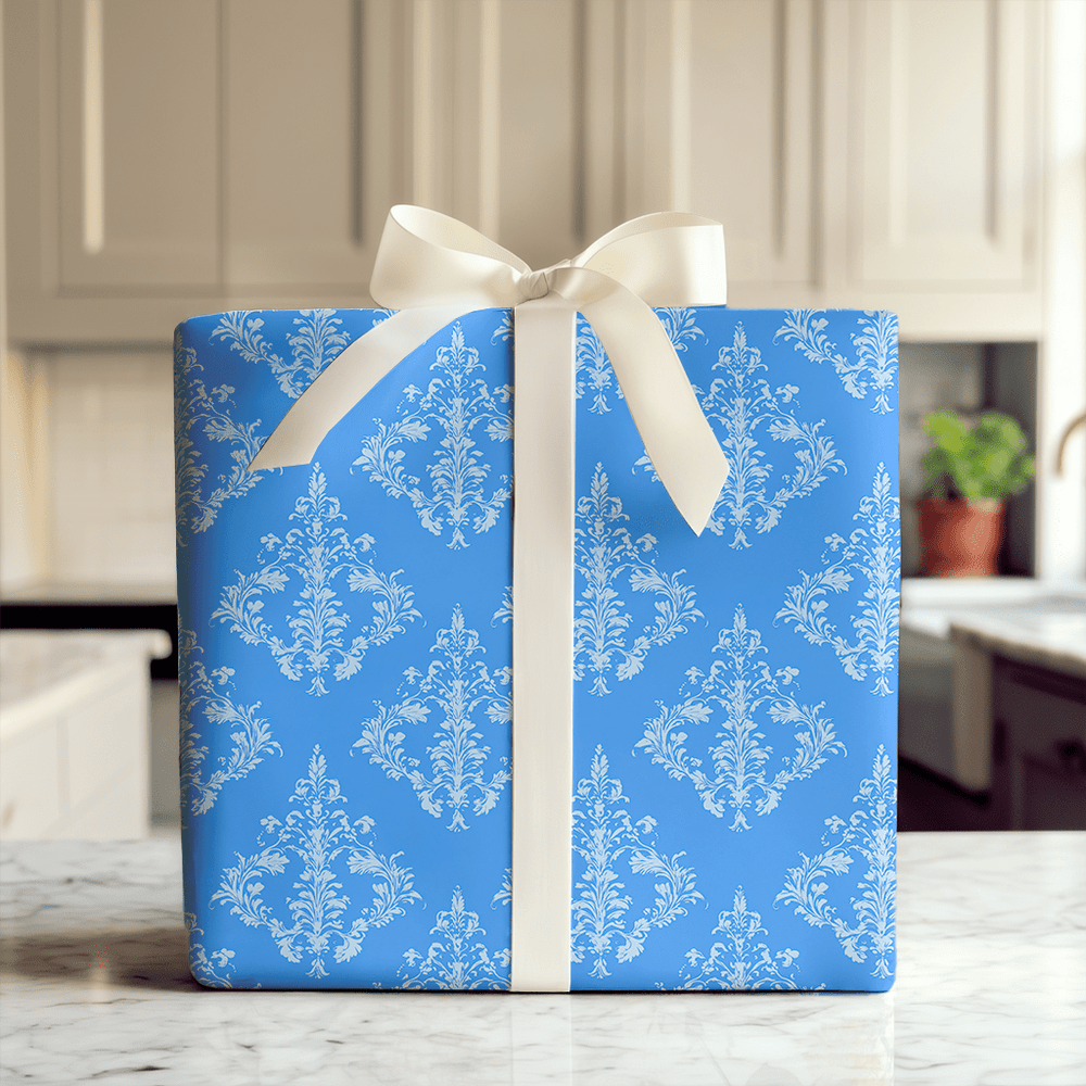 Victorian Blue - Wrapping Paper - Aspen & Arlo