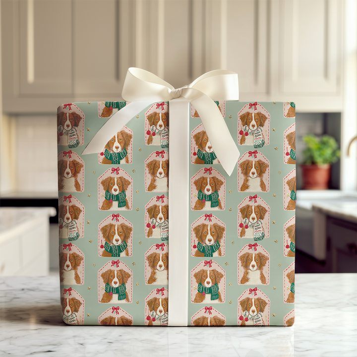 Toller Christmas Tags
