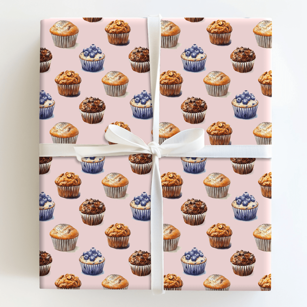 Muffin of the Month - Wrapping Paper - Aspen & Arlo