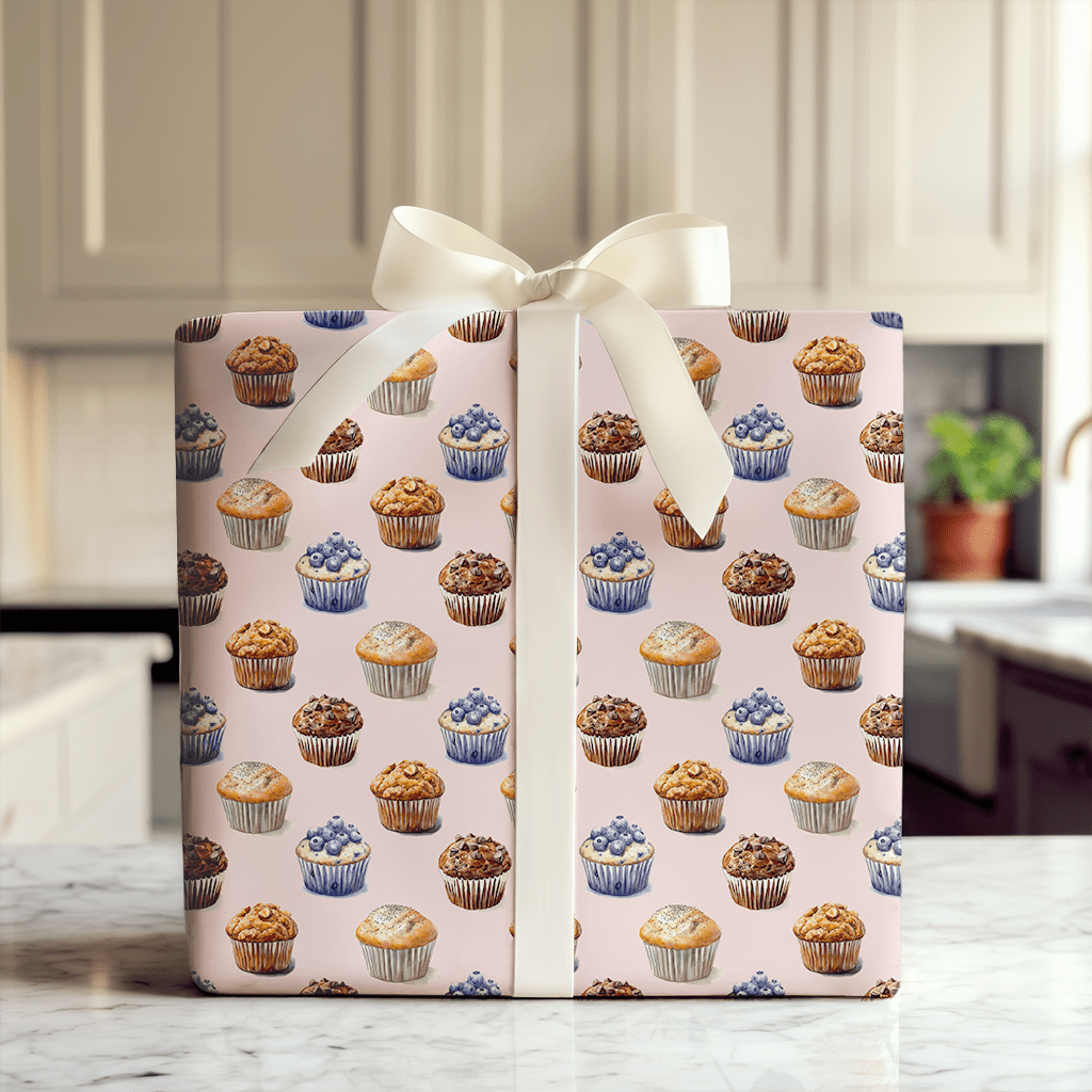 Muffin of the Month - Wrapping Paper - Aspen & Arlo