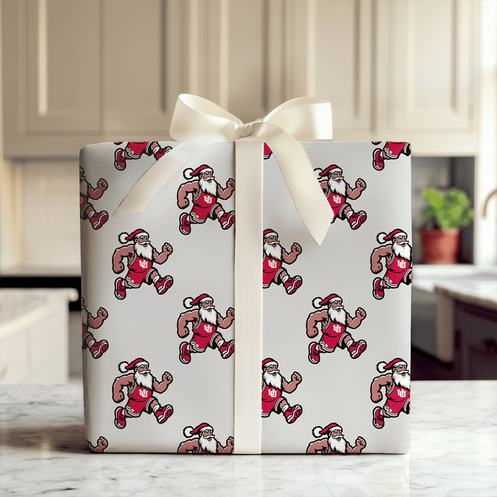 Santa’s Full - Court Freeze in Utah - Wrapping Paper - Aspen & Arlo
