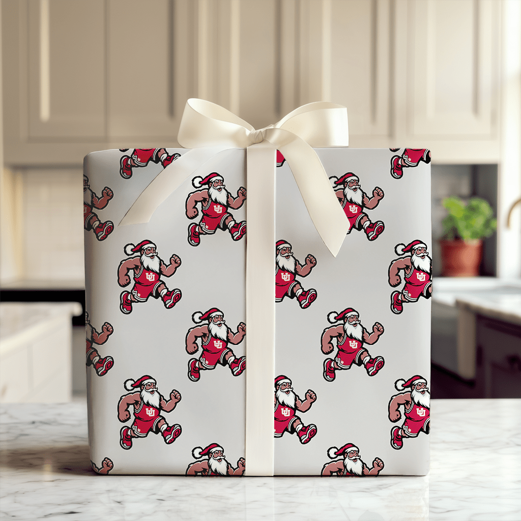 Santa’s Full - Court Freeze in Utah - Wrapping Paper - Aspen & Arlo