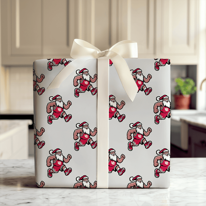 Santa’s Full - Court Freeze in Utah - Wrapping Paper - Aspen & Arlo