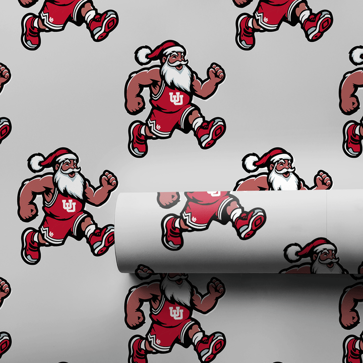 Santa’s Full - Court Freeze in Utah - Wrapping Paper - Aspen & Arlo