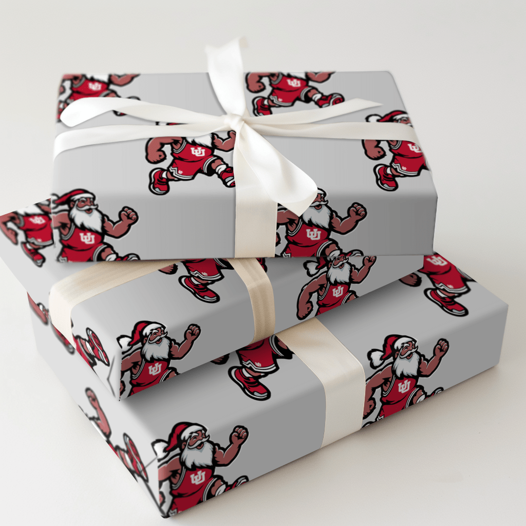 Santa’s Full - Court Freeze in Utah - Wrapping Paper - Aspen & Arlo