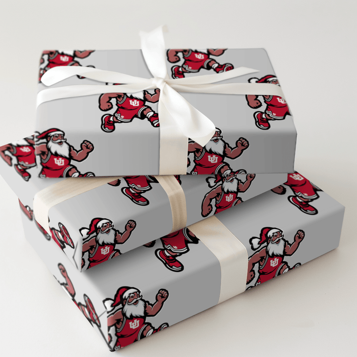 Santa’s Full - Court Freeze in Utah - Wrapping Paper - Aspen & Arlo