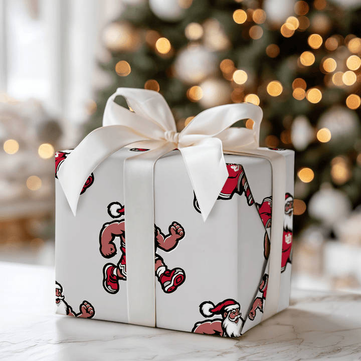 Santa’s Full - Court Freeze in Utah - Wrapping Paper - Aspen & Arlo