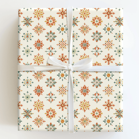 Festive Snowflakes - Wrapping Paper - Aspen & Arlo