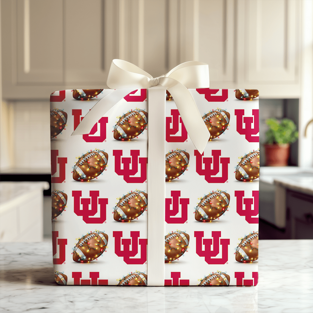 Ute End Zone Lights - Wrapping Paper - Aspen & Arlo
