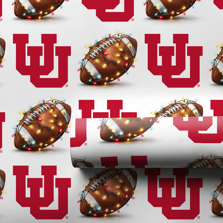 Ute End Zone Lights - Wrapping Paper - Aspen & Arlo