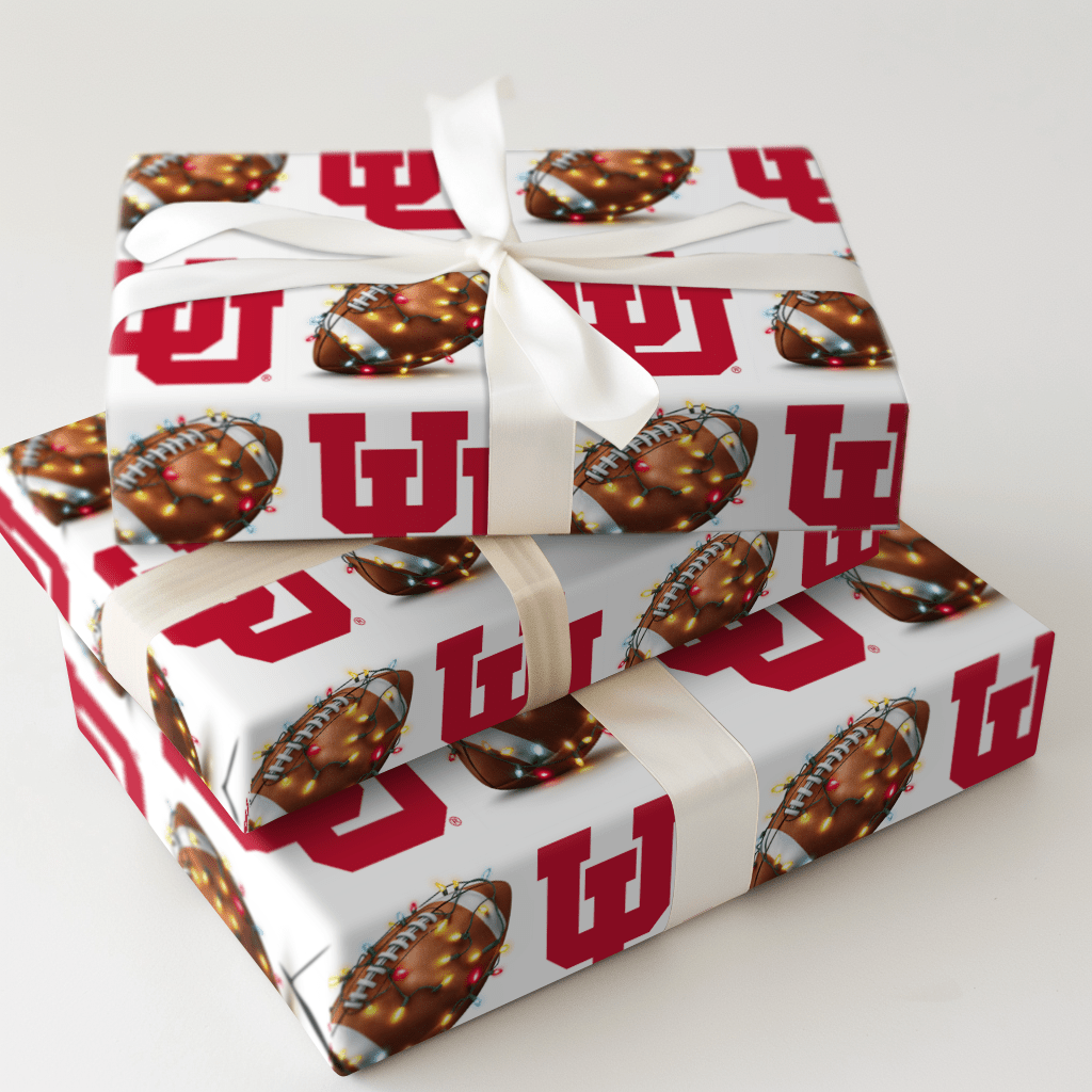 Ute End Zone Lights - Wrapping Paper - Aspen & Arlo