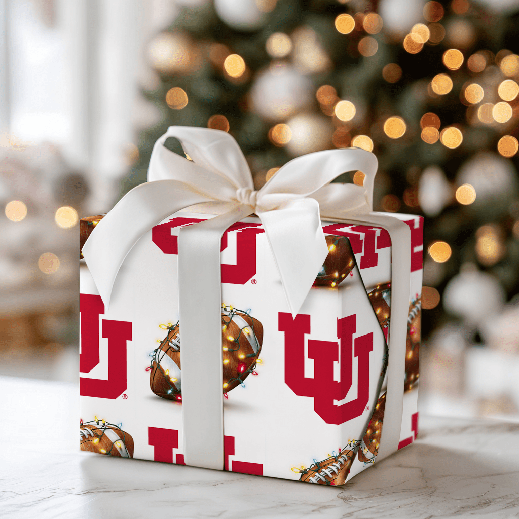 Ute End Zone Lights - Wrapping Paper - Aspen & Arlo