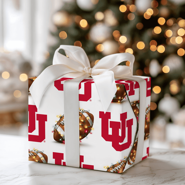 Ute End Zone Lights - Wrapping Paper - Aspen & Arlo