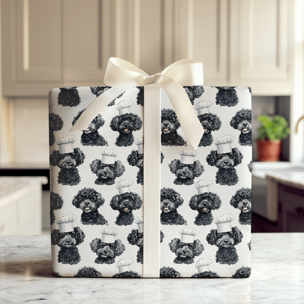 Cooking with the Black Poodles - Wrapping Paper - Aspen & Arlo