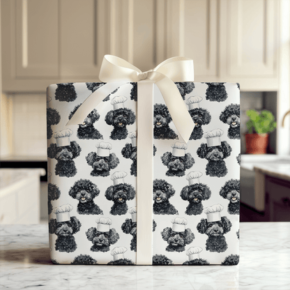 Cooking with the Black Poodles - Wrapping Paper - Aspen & Arlo