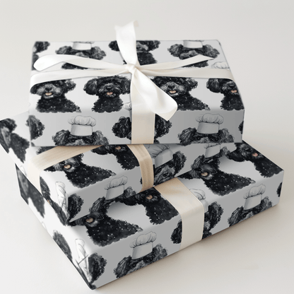 Cooking with the Black Poodles - Wrapping Paper - Aspen & Arlo