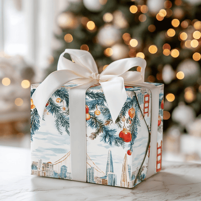 Bridge Over Holiday - Wrapping Paper - Aspen & Arlo