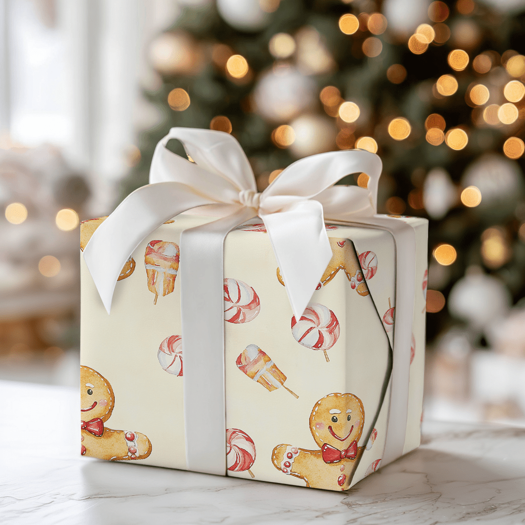 Peppermint Man - Wrapping Paper - Aspen & Arlo