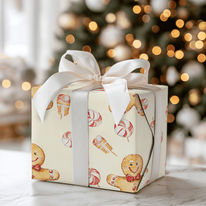 Peppermint Man - Wrapping Paper - Aspen & Arlo