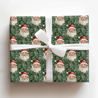 Pam's Santa - Wrapping Paper - Aspen & Arlo