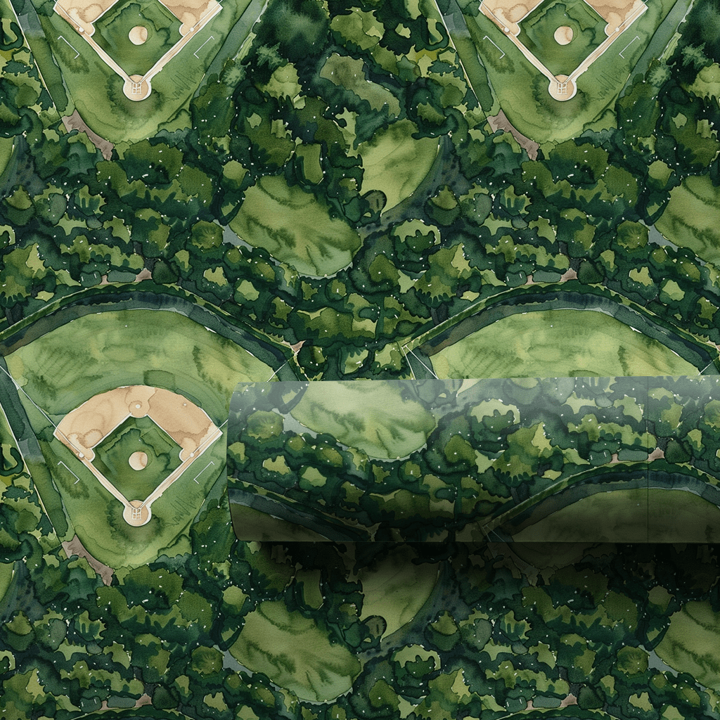 Bases Loaded - Wrapping Paper - Aspen & Arlo