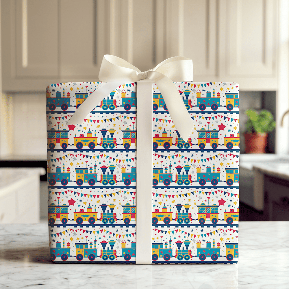 The Little Engine - Wrapping Paper - Aspen & Arlo