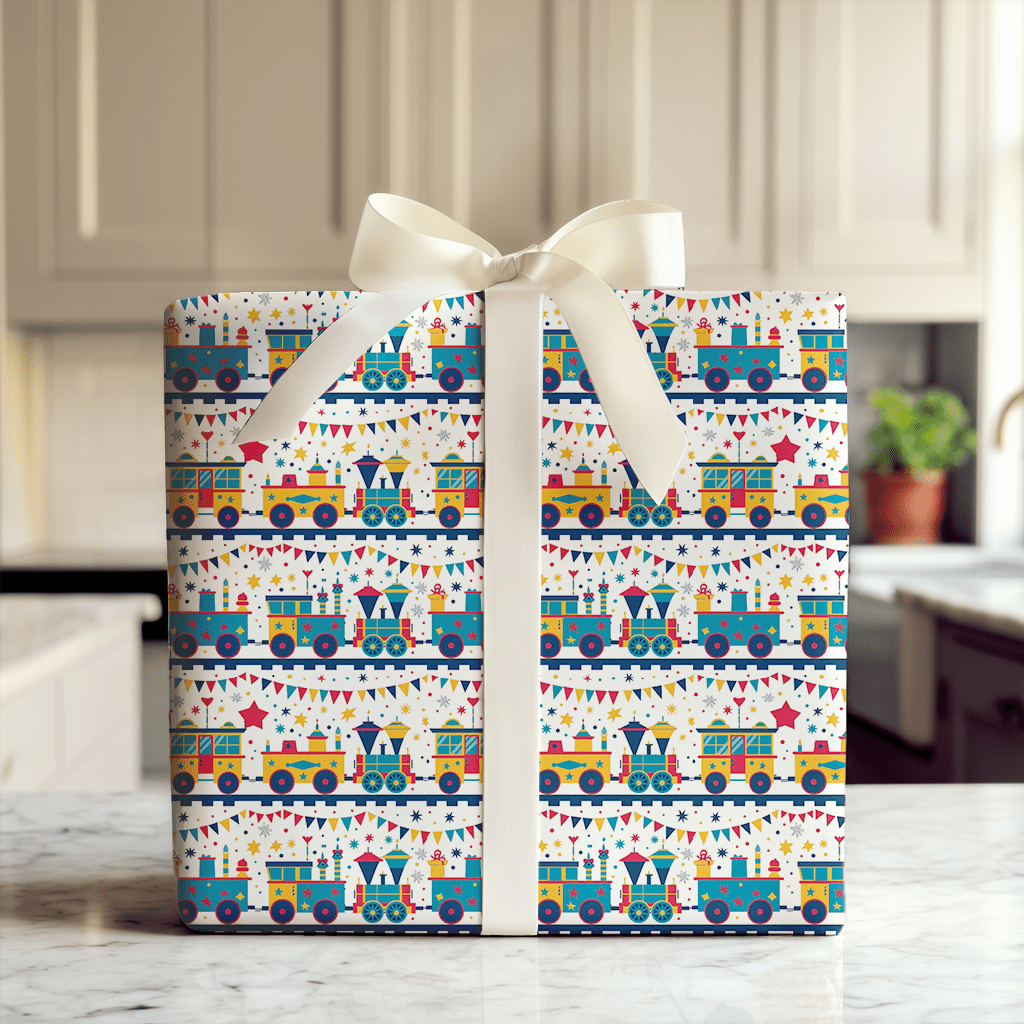 The Little Engine - Wrapping Paper - Aspen & Arlo