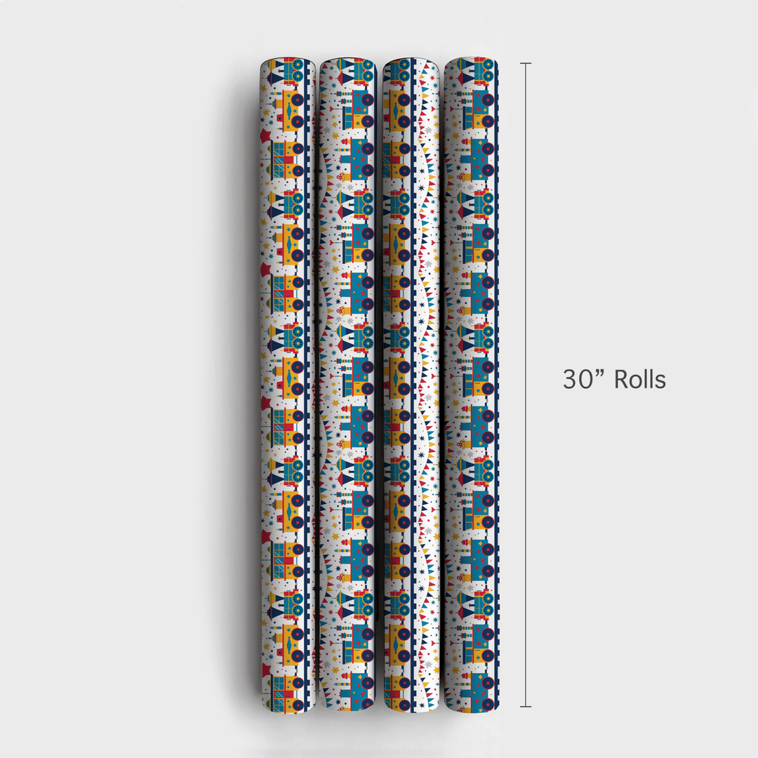 The Little Engine - Wrapping Paper - Aspen & Arlo