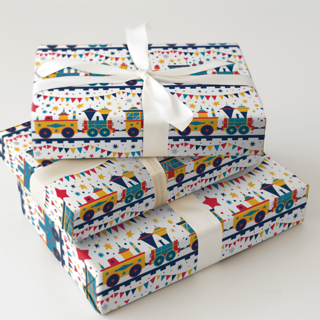 The Little Engine - Wrapping Paper - Aspen & Arlo