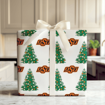 Orange You Festive Tree - Wrapping Paper - Aspen & Arlo