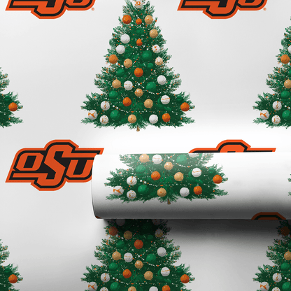 Orange You Festive Tree - Wrapping Paper - Aspen & Arlo