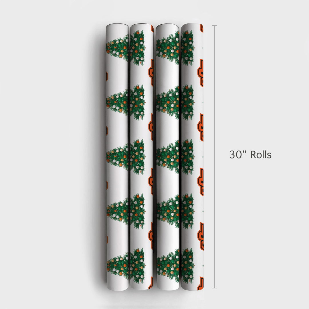Orange You Festive Tree - Wrapping Paper - Aspen & Arlo