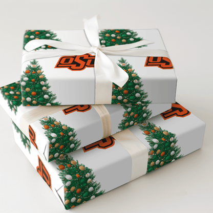 Orange You Festive Tree - Wrapping Paper - Aspen & Arlo
