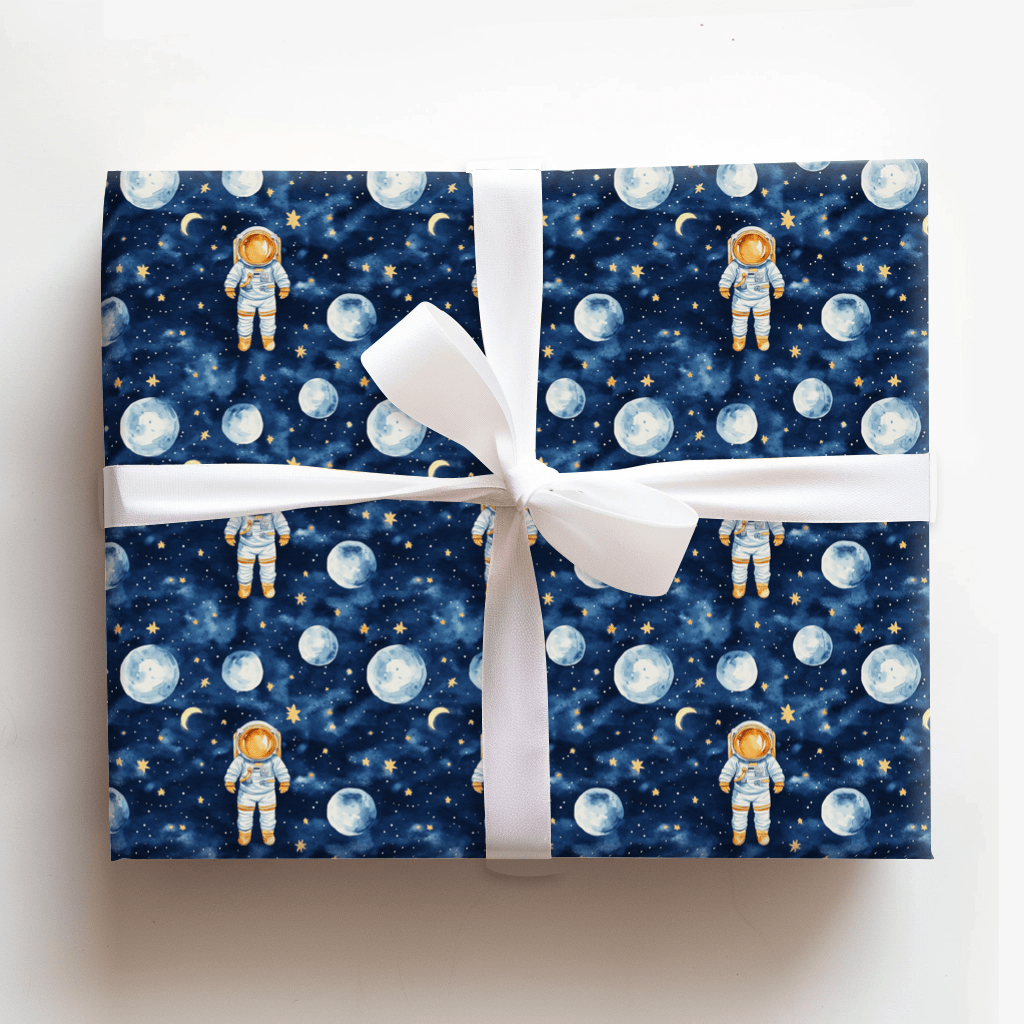 Astronaut in Style - Wrapping Paper - Aspen & Arlo