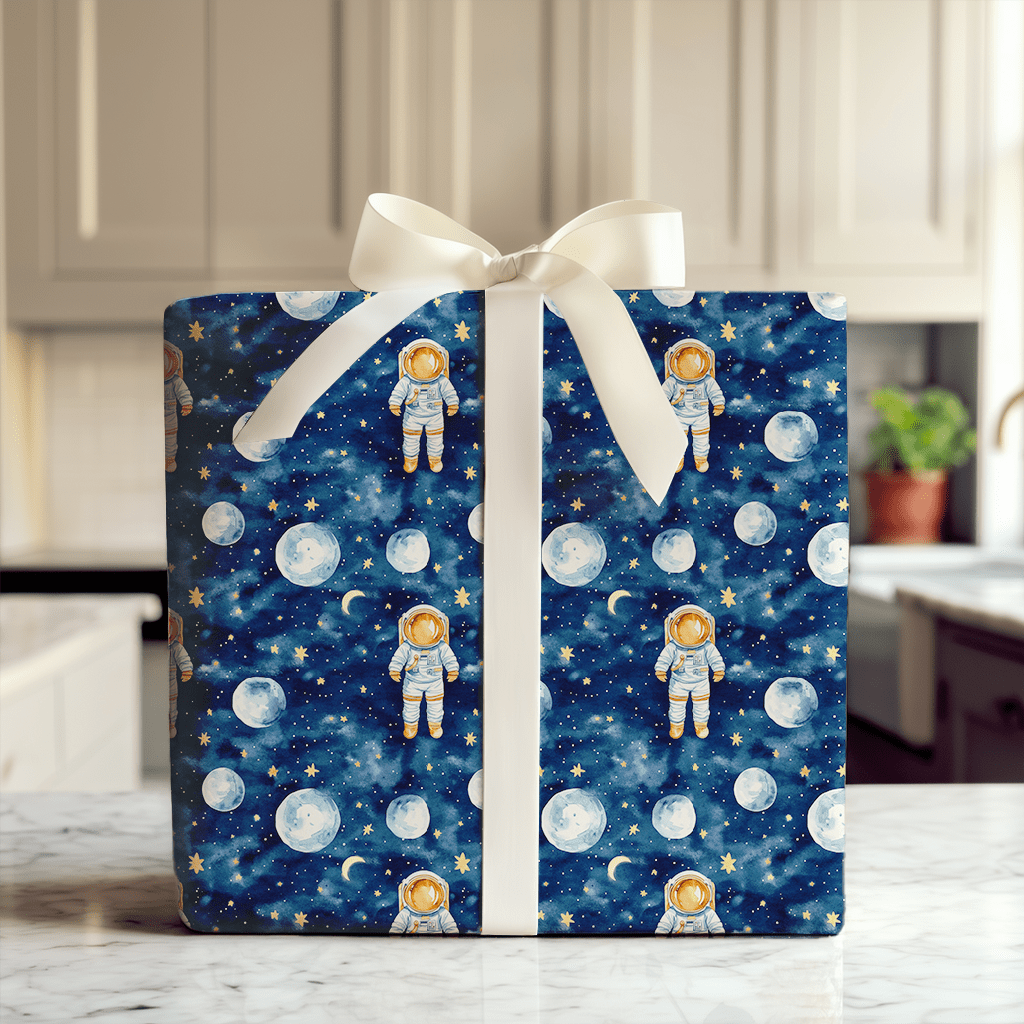 Astronaut in Style - Wrapping Paper - Aspen & Arlo
