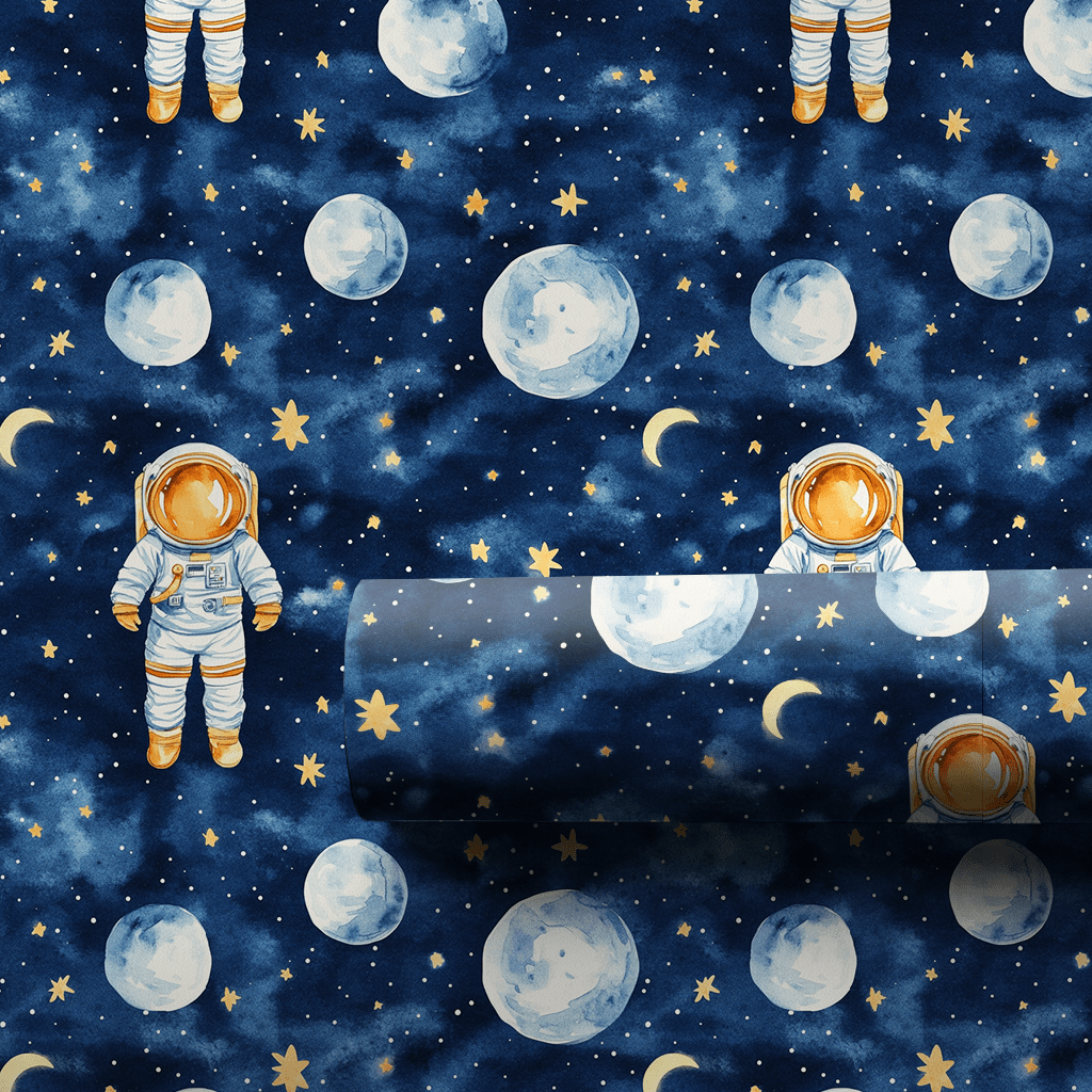 Astronaut in Style - Wrapping Paper - Aspen & Arlo