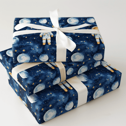 Astronaut in Style - Wrapping Paper - Aspen & Arlo