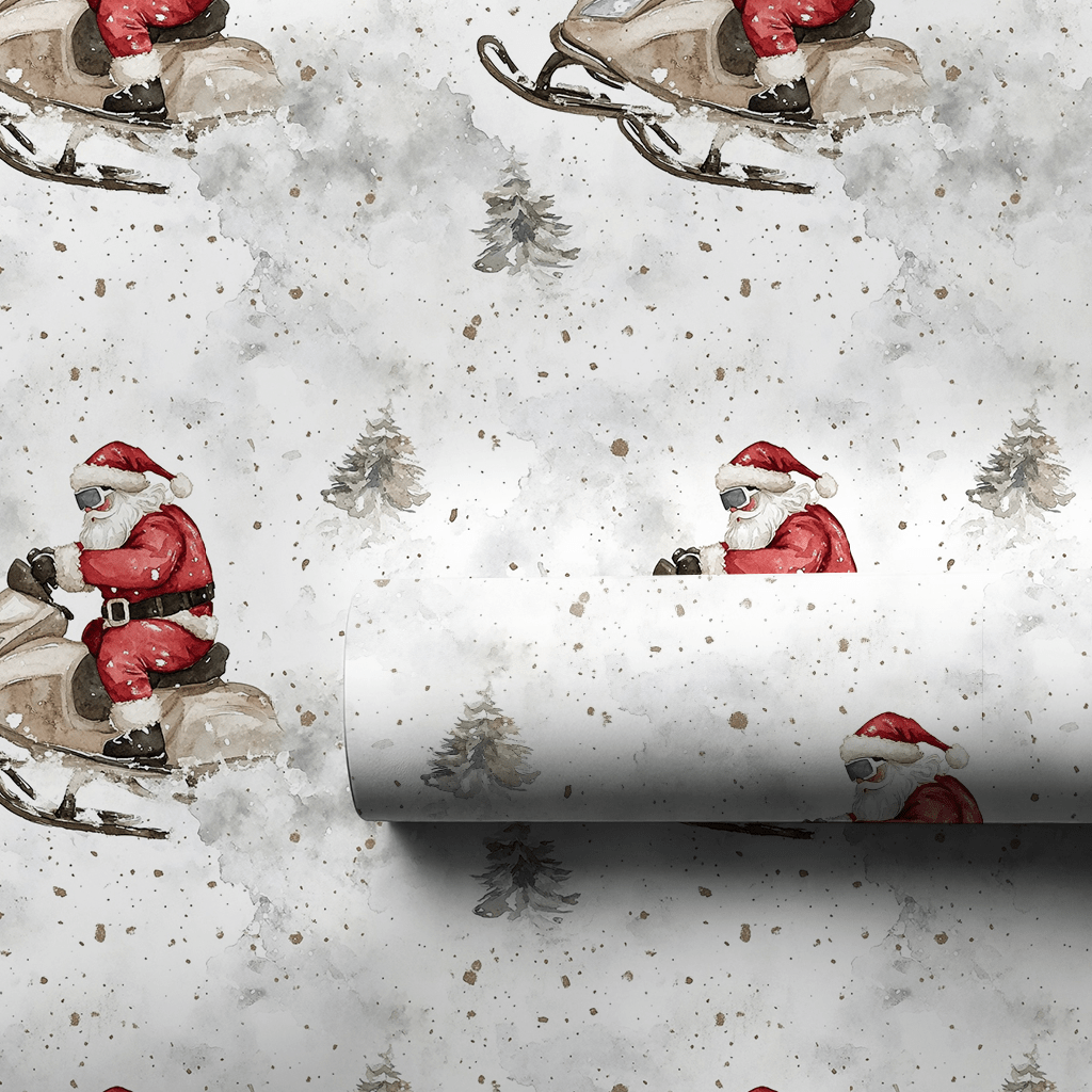 Santa's Dash - Wrapping Paper - Aspen & Arlo