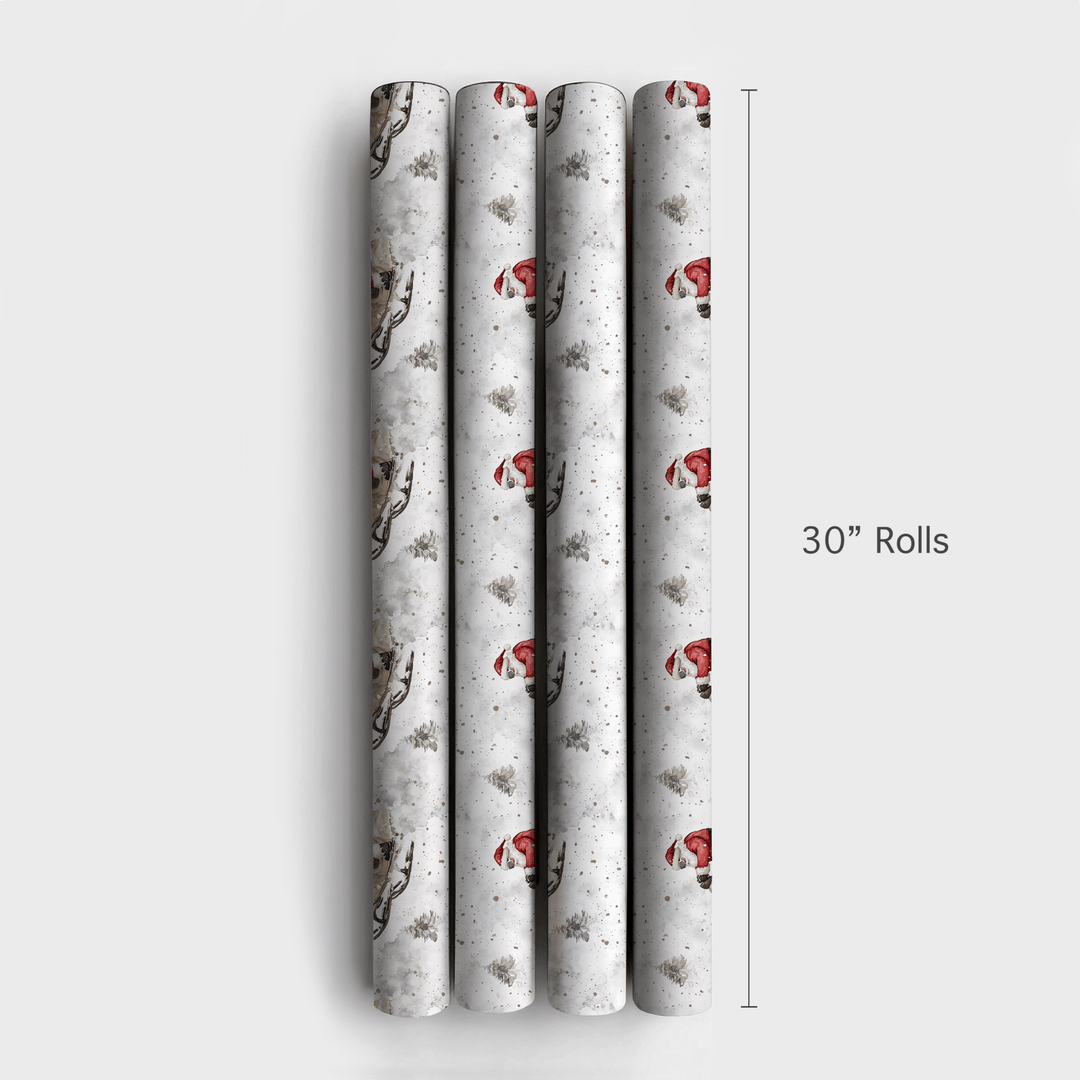 Santa's Dash - Wrapping Paper - Aspen & Arlo