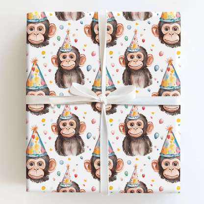 Birthday Monkeying Around - Wrapping Paper - Aspen & Arlo