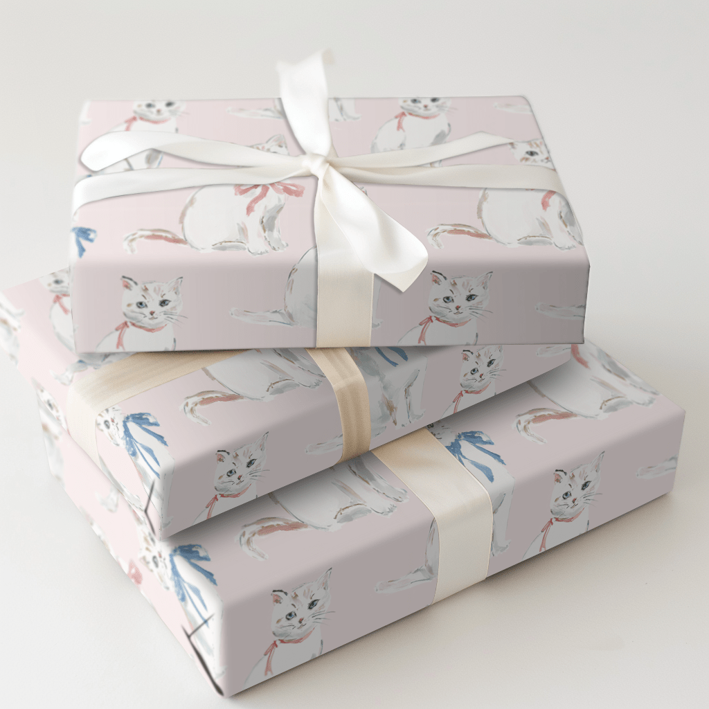 Sassy Cats - Wrapping Paper - Aspen & Arlo