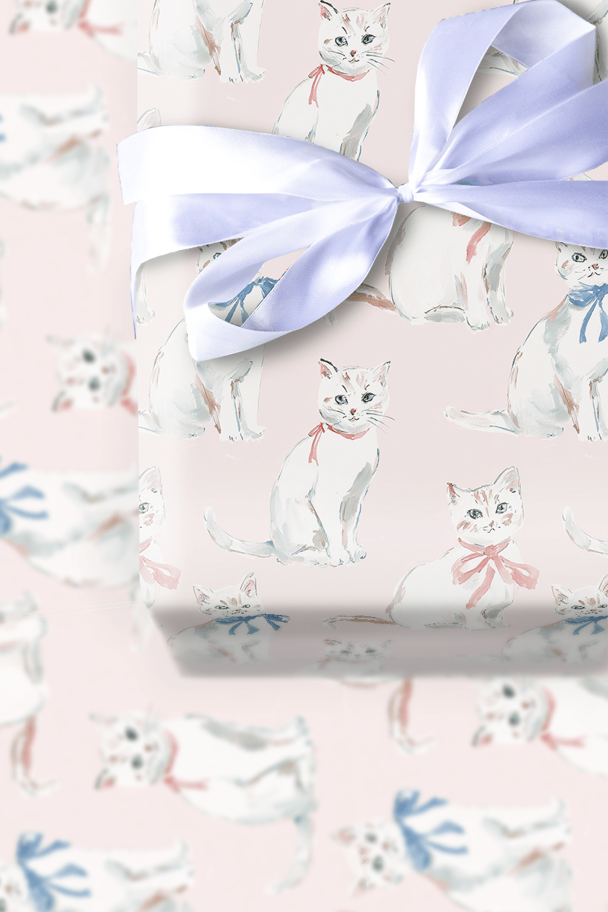 Sassy Cats - Wrapping Paper - Aspen & Arlo