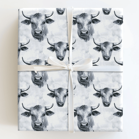 Shadow Bulls - Wrapping Paper - Aspen & Arlo