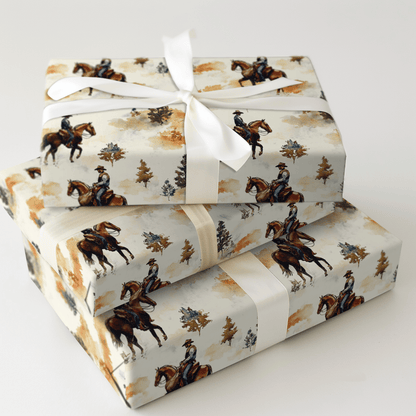Stirrup and Strides - Wrapping Paper - Aspen & Arlo