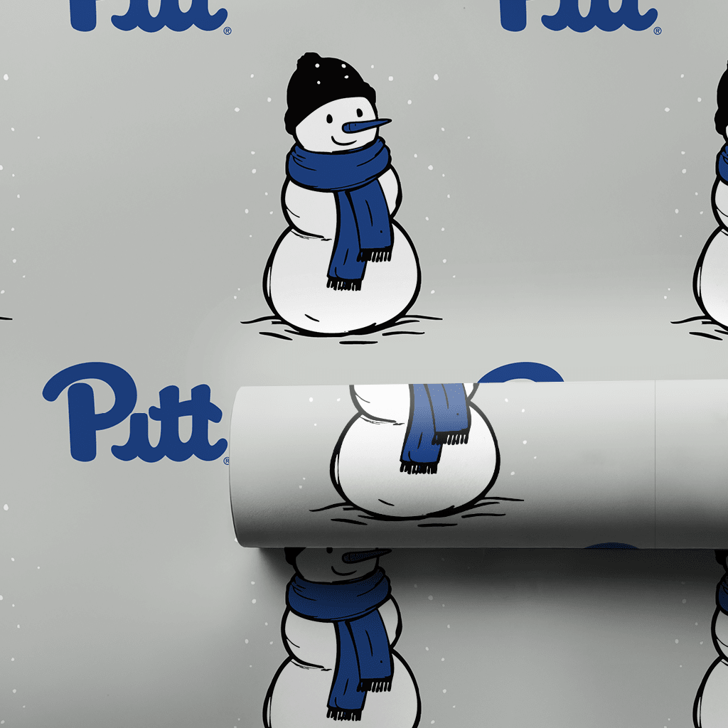 PITT Snowman - Wrapping Paper - Aspen & Arlo