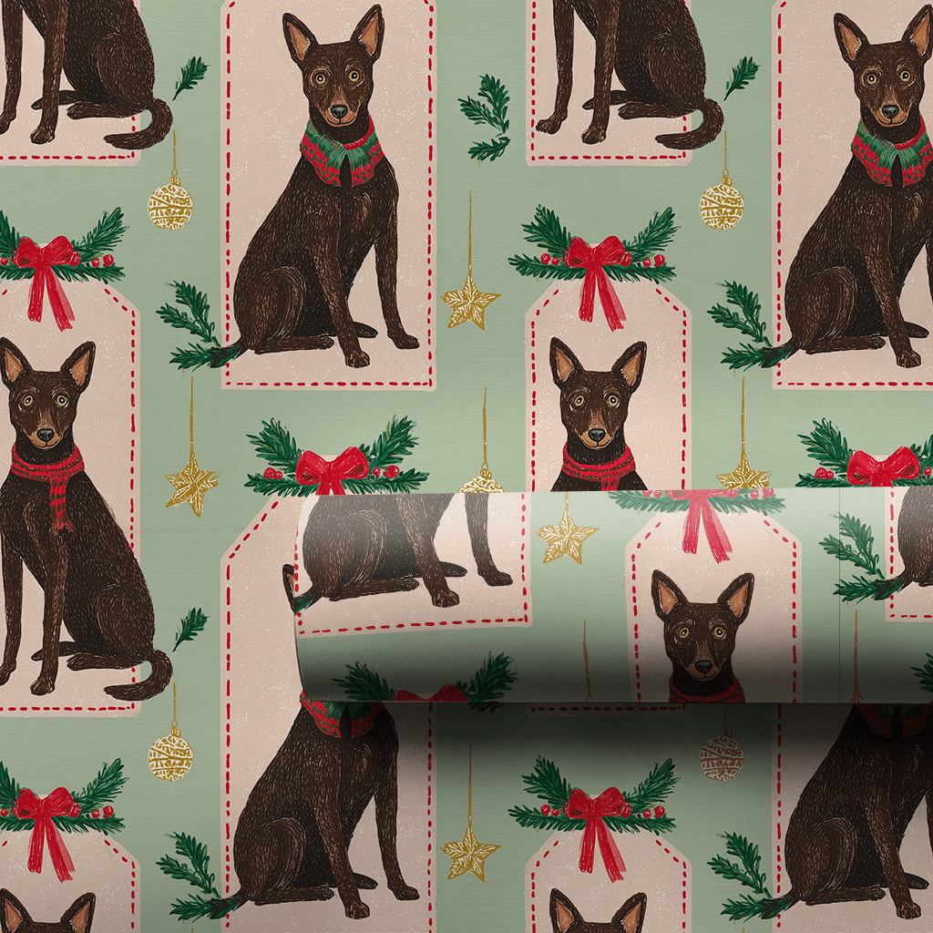 Merry Little Kelpies - Wrapping Paper - Aspen & Arlo