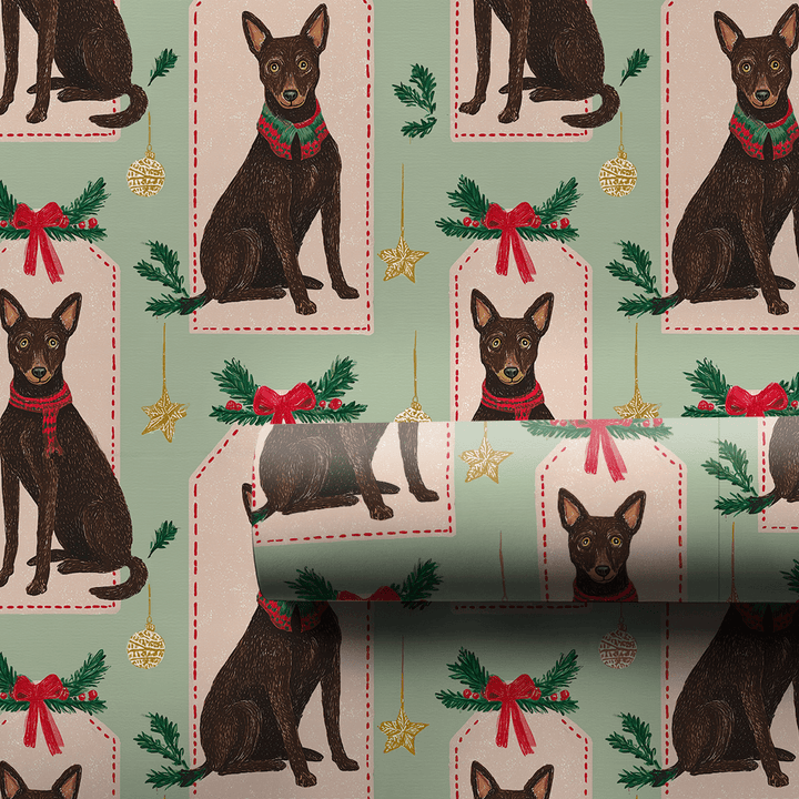Merry Little Kelpies - Wrapping Paper - Aspen & Arlo